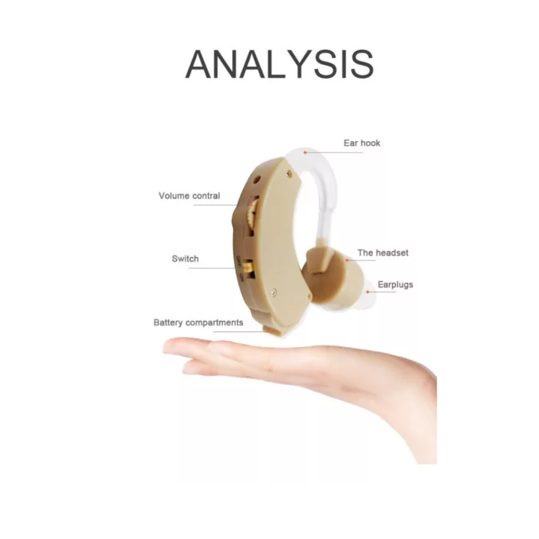 Audífono Con Pilas Para Sordera Mejora A